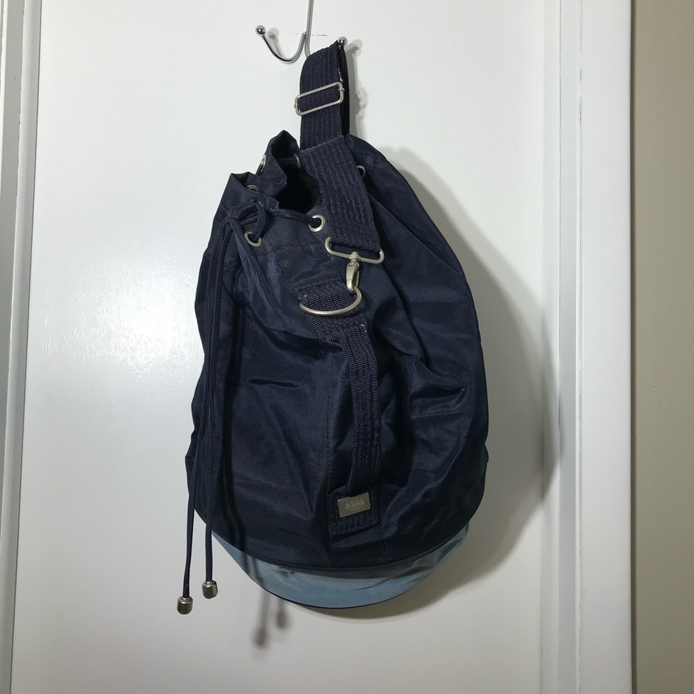 Hugo Boss Perfume Large Travel Tote sling Bag Blue Shoulder/Hand Straps